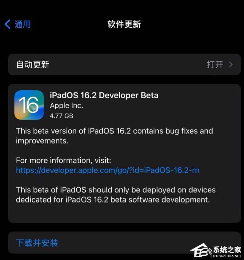 苹果 iOS / iPadOS 16.2 Beta(20C5032e
