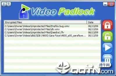 Video Padlock视频文件加密工具