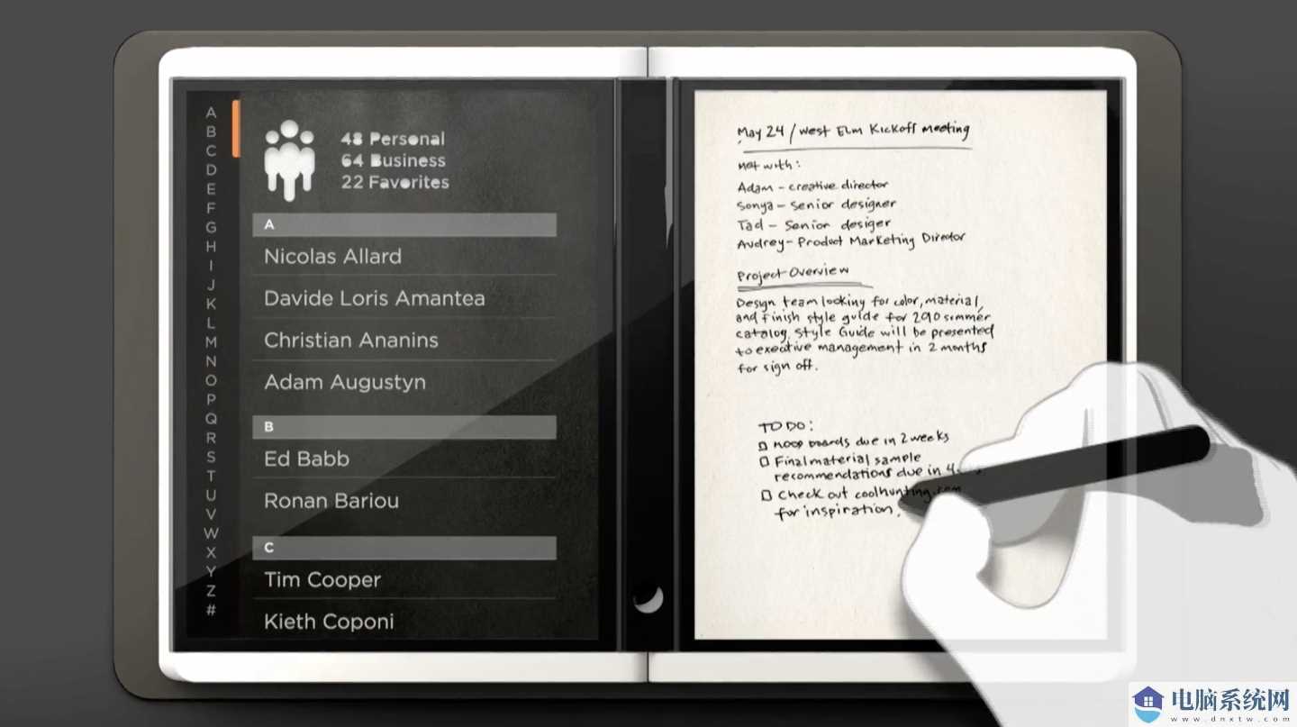 微软 Courier 双屏平板概念“精神继承”，“原班人马”打造 Paper 电子手记本苹果 iPad 应用
