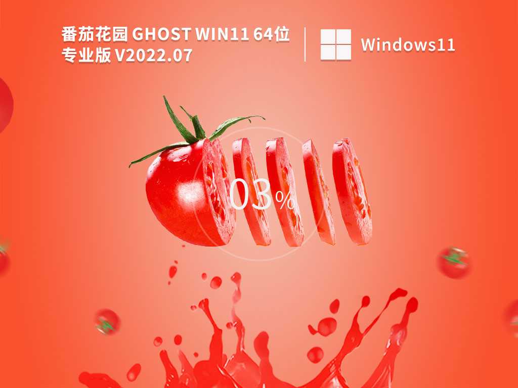 番茄花园 Ghost Win11 64位 专业免费版 V2022年7月